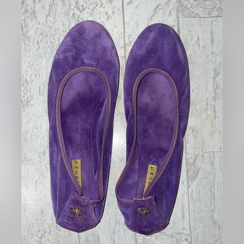 Renzi purple flats